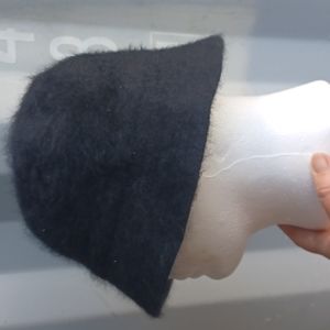 Emanuel Geraldo wool fuzzy bucket hat one size‎